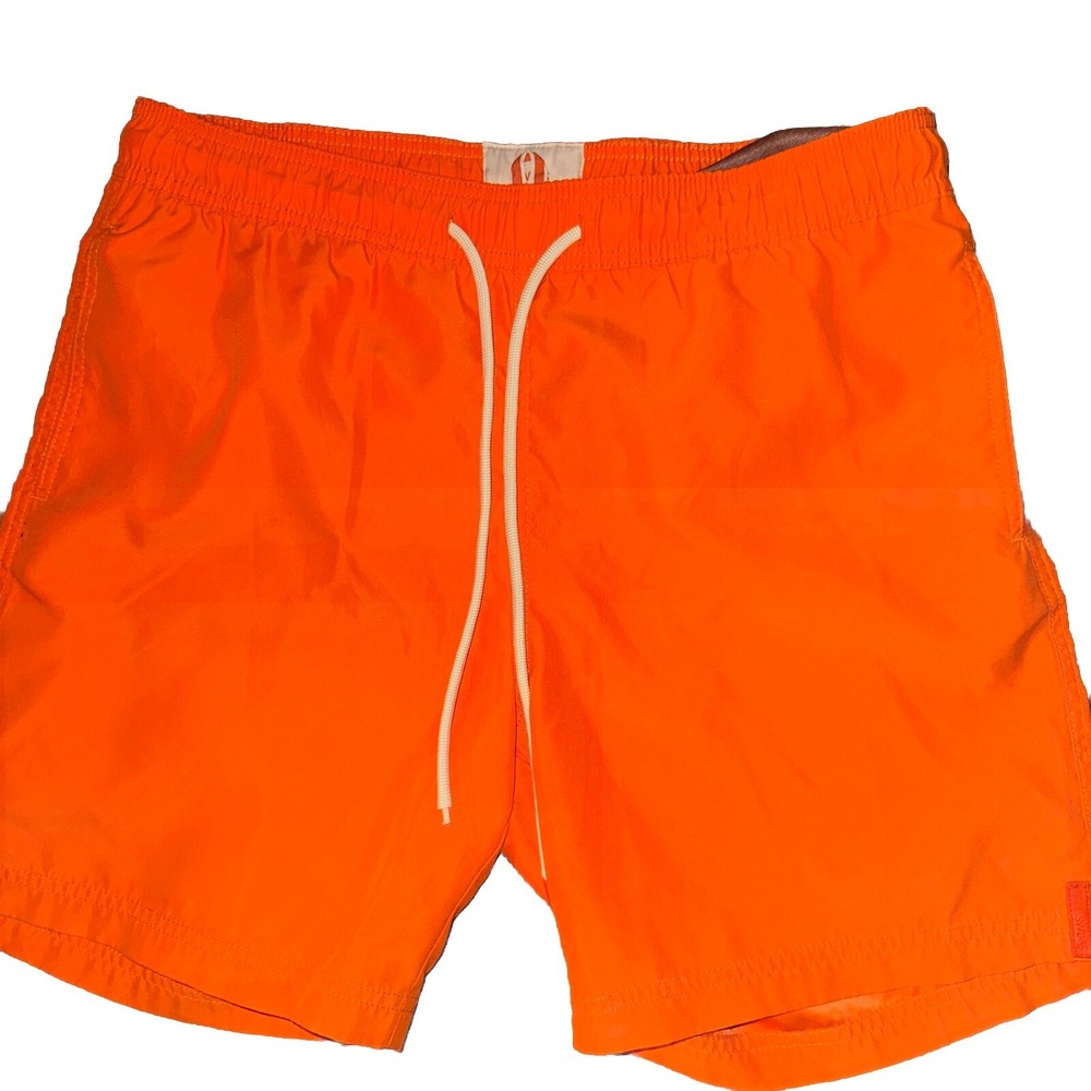 SWIMS Saline Swim Short Men's L Orange  Water Reactive